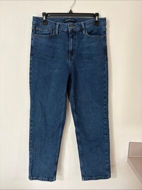 Calvin Klein Jeans Blue Cropped Light Acid Wash Jeans Size 8